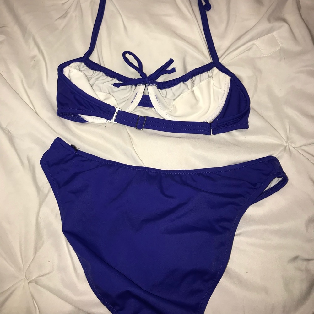 Royal blue Venus bikini set cup - b bottom -6 - Picture 3 of 7